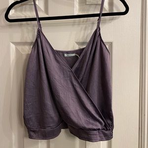 Kimchi Blue Satin V neck Top